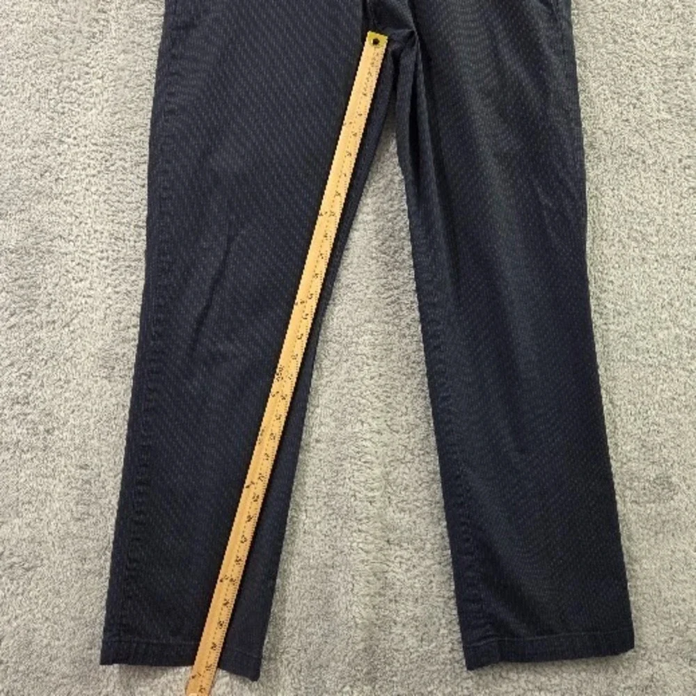 Banana‎ Republic Men's 31x32 Straight Fit Pants Navy Blue Pinstripe 100% Cotton